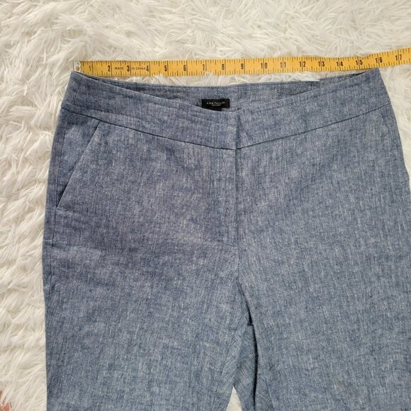 Ann Taylor Factory Linen Blend Pants - Size 8 - Picture 7 of 10